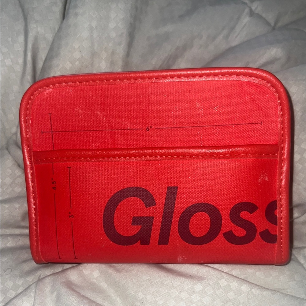 Glossy Red Pouch 🍒